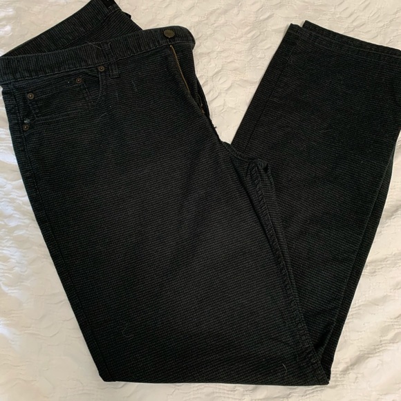 Men’s Banana Republic Black Check Chinos - Picture 1 of 4